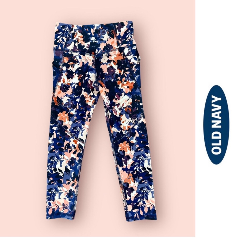 Old Navy High-Waisted PowerSoft
Side-Pocket Leggings,‎ Size 6-7 Yrs, MSRP $30